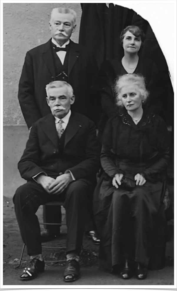 Alfred et Antoinette Lemoine (n&eacute;e Richer)
Adolphe et Madeleine Richer